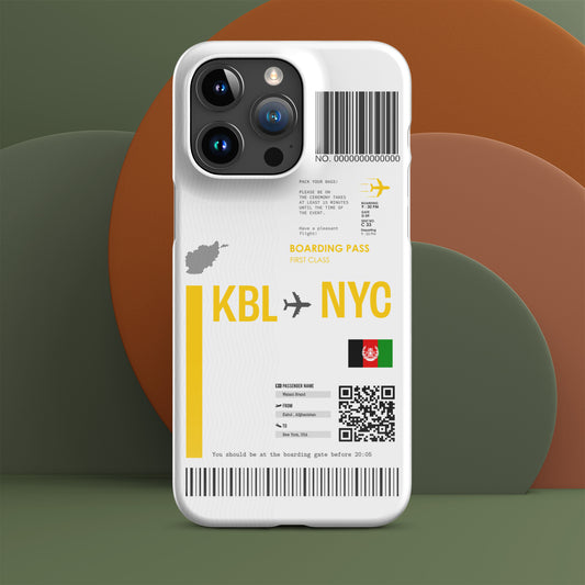 KBL Boarding Pass Snap case for iPhone®