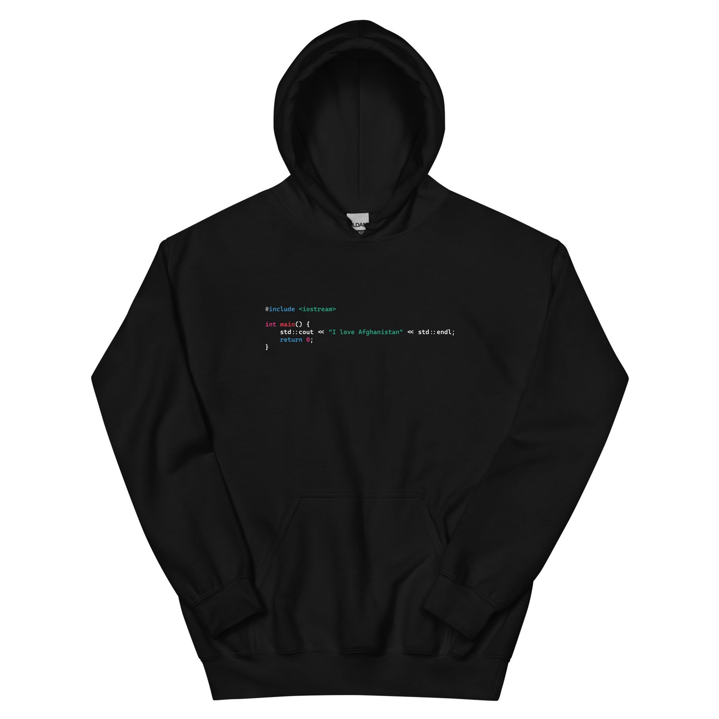 I Love Afg Code Unisex Hoodie