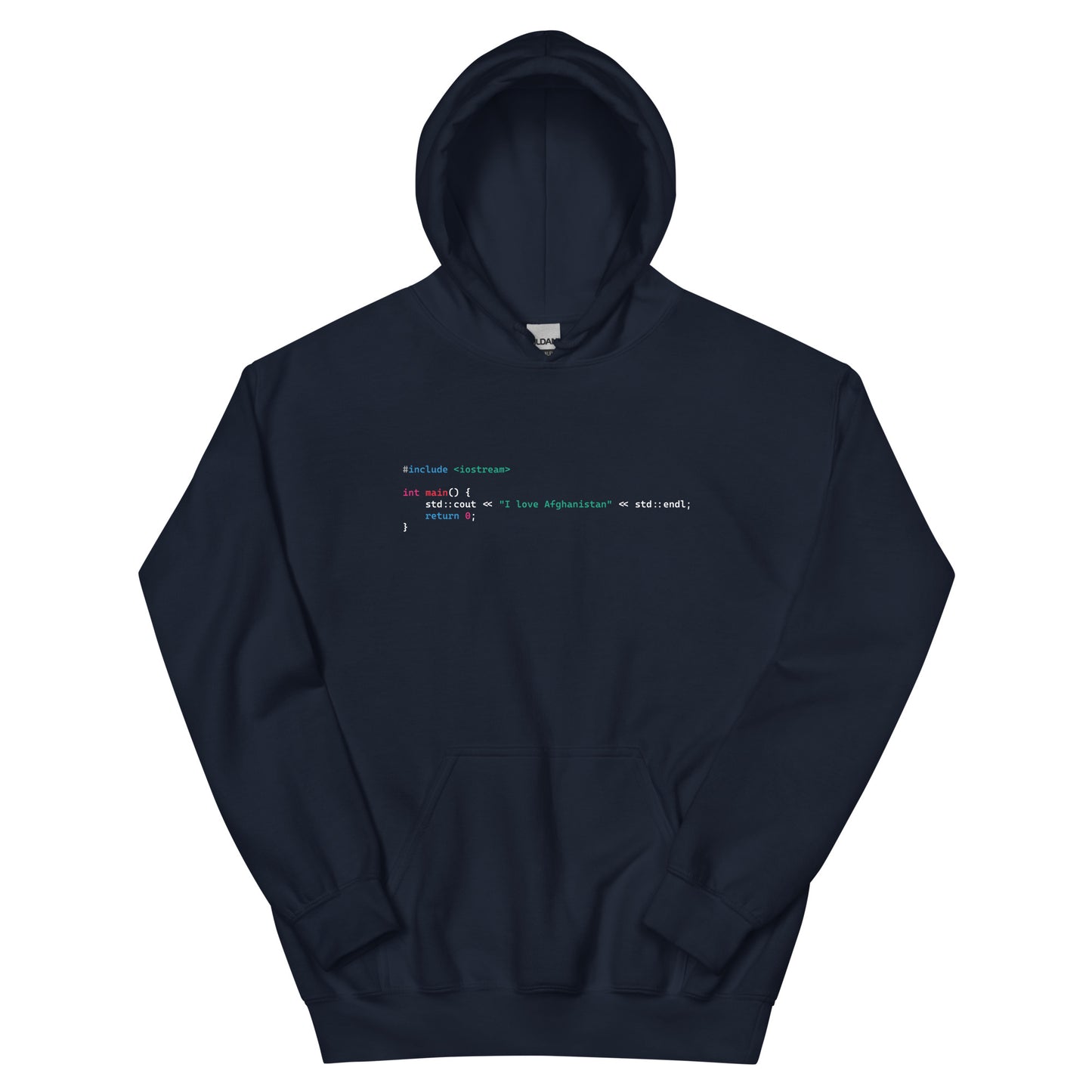 I Love Afg Code Unisex Hoodie